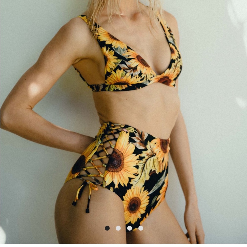 Agua Bendita Evony Plunge Bikini Top
